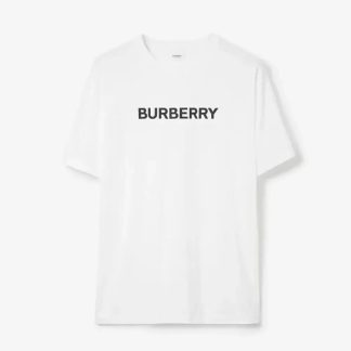 Burberry Men Logo Cotton T-shirt-White 80553091