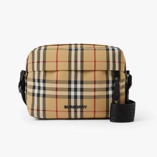 Burberry Men Paddy Bag with a Jacquard-woven Logo Strap