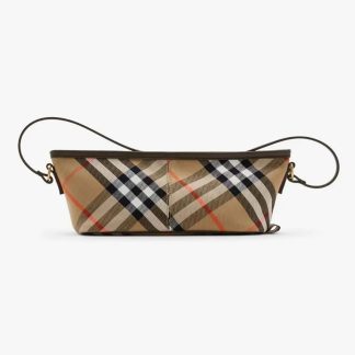 Burberry Women Check Mini Bag-Sandy 80952961