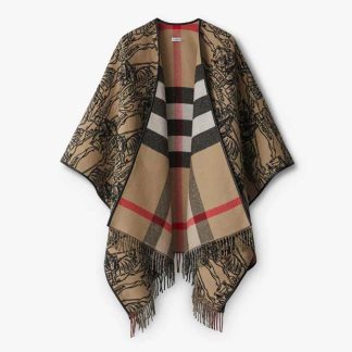 Burberry Women EKD Wool Cape