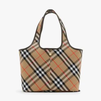 Burberry Women Small Check Tote 80946851