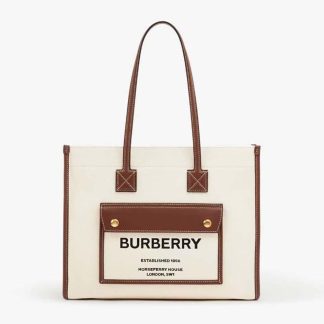 Burberry Women Small Freya Tote-Beige