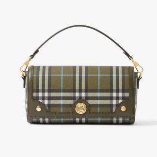 Burberry Women Top Handle Note Bag-Green
