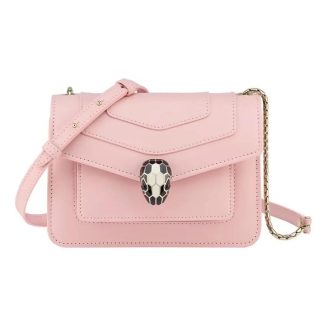 Bvlgari Women Mini Serpenti Forever East-West Shoulder Bag-Pink