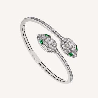 Bvlgari Women Serpenti 18 kt White Gold Bracelet Set