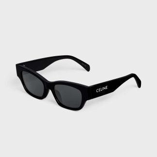Celine Unisex Monochroms 01 Sunglasses in Acetate-Black 4S197CPLB.38NO