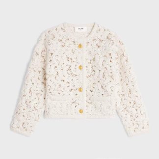 Celine Women Cardigan Jacket in Cornelly Wool
