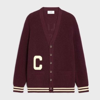 Celine Women College Cardigan in Cotton