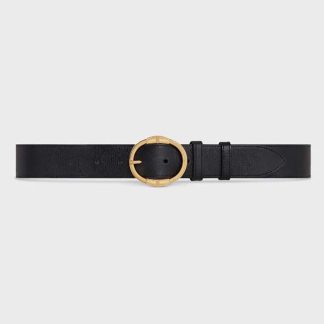 Celine Women Large Twin Triomphe Belt in Vintage Calfskin
