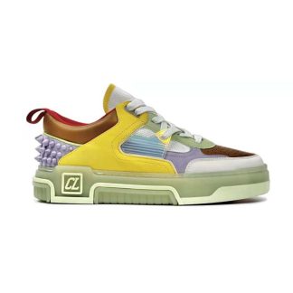 Christian Louboutin Unisex Astroloubi in Calf leather-Green