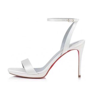 Christian Louboutin Women Loubigirl 85 mm Sandals Nappa leather-White 1191581W201