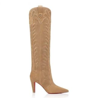 Christian Louboutin Women Santia Botta 85 mm Boots Veau Velours