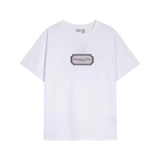 Dior Men Christian Dior Couture Relaxed-fit T-shirt White Cotton Jersey