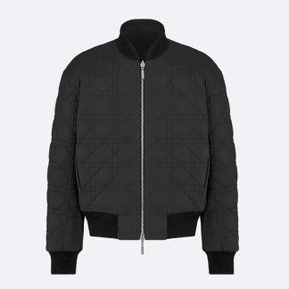 Dior Men Christian Dior Couture Reversible Jacket Black Blended Cotton Twill