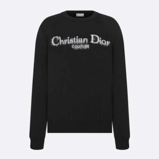 Dior Men Christian Dior Couture Sweater Black Wool Blend