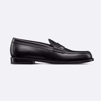 Dior Men Granville Loafer Black Smooth Calfskin