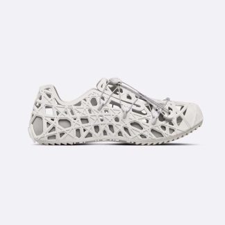 Dior Men Warp Sandal Anthracite White Cosmo Rubber with Warped Cannage Motif