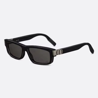 Dior Unisex CD Icon S2I Black Rectangular Sunglasses