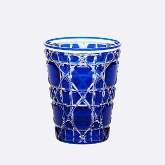Dior Unisex Water Glass Blue Cannage