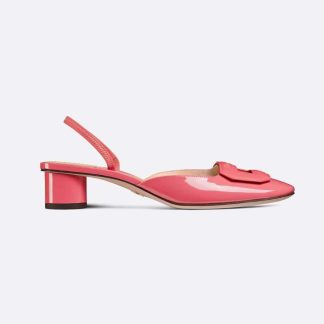 Dior Women Day Slingback Pump Indy Pink Patent Calfskin