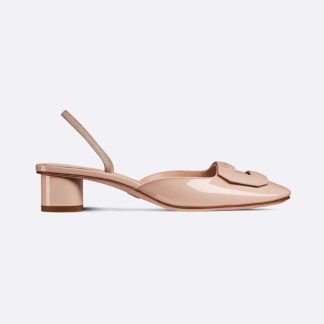 Dior Women Day Slingback Pump Nude Patent Calfskin