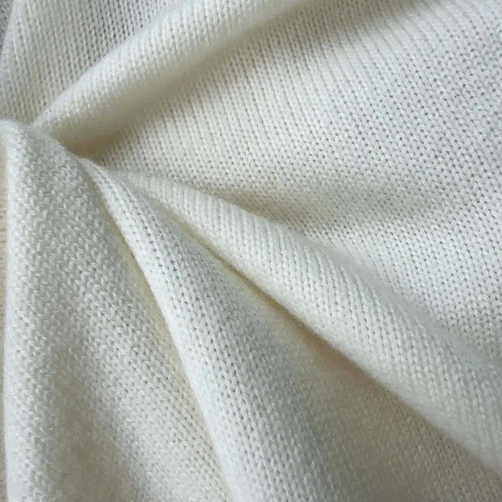 Dior Women Embroidered Sweater White Cashmere Knit with Multicolor Dior 4 Saisons Été Motif - Image 6