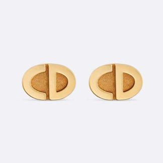 Dior Women Forever Dior Stud Earrings Gold-Finish Metal