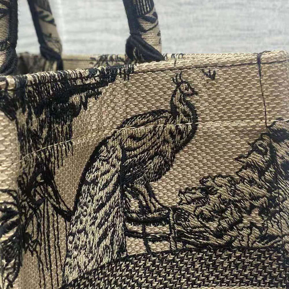 Dior Women Medium Dior Book Tote Beige Multicolor Toile de Jouy Voyage Embroidery - 图片 10