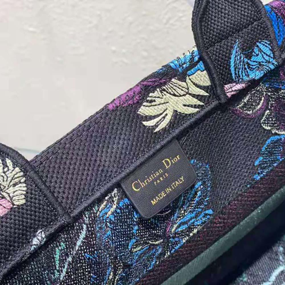 Dior Women Medium Dior Book Tote Blue Multicolor Toile de Jouy Voyage Embroidery - 图片 7