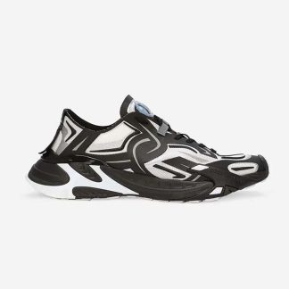 Dolce Gabbana D&amp;G Men Mesh Fast Sneakers-Black