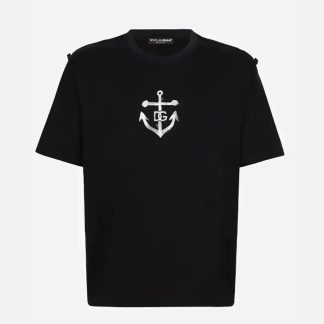 Dolce Gabbana D&amp;G Men Short-sleeved Marina-print T-shirt G8RI4TG7K5XB0665