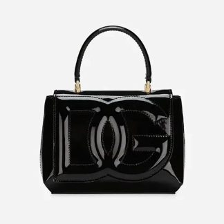 Dolce Gabbana D&amp;G Women DG Logo Bag Top-handle Bag-Black BB7568A147180999