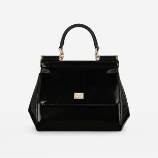 Dolce Gabbana D&amp;G Women Medium Sicily Handbag-Black
