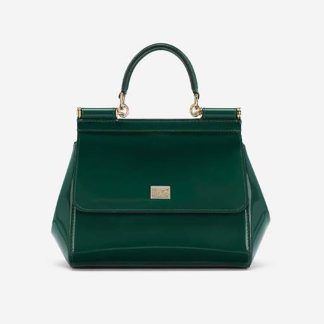 Dolce Gabbana D&amp;G Women Medium Sicily Handbag-Green