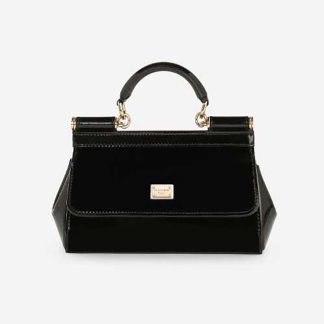 Dolce Gabbana D&amp;G Women Small Sicily Handbag-Black