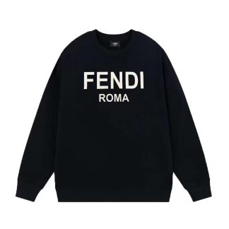 Fendi Men Black Wool Sweater-Black