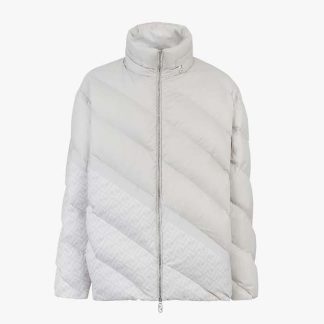 Fendi Men Down Jacket White Nylon Down-FAA919AQNJF1N6G