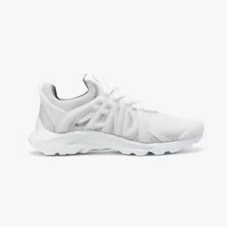 Fendi Men Tag Sneakers White Technical Mesh Running Sneakers