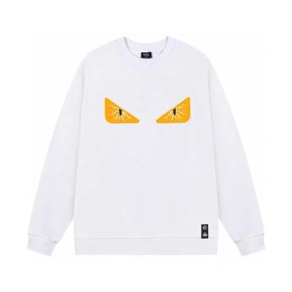 Fendi Women Black Wool Sweater-White