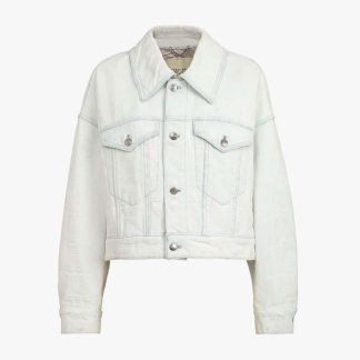 Fendi Women Blouson White Denim Fendi by Marc Jacobs Jacket