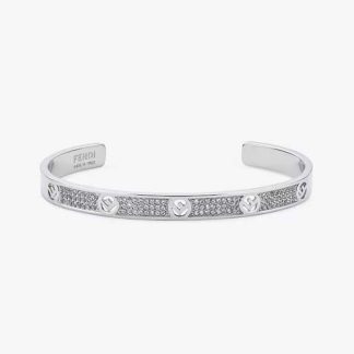 Fendi Women F Is Fendi Bracelet Silver-coloured