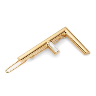 Fendi Women F Is Fendi Hair Clip Gold-Coloured