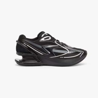 Fendi Women First 1 Black Fabric Running Shoes
