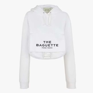 Fendi Women White Jersey Fendi by Marc Jacobs Sweatshirt