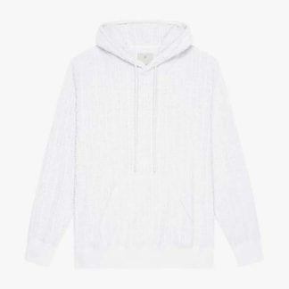 Givenchy Men Hoodie in 4G Cotton Towelling Jacquard