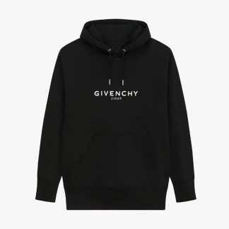 Givenchy Women Reverse Hoodie in Fleece-Black