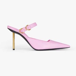Givenchy Women Voyou Slingbacks in Leather-Pink
