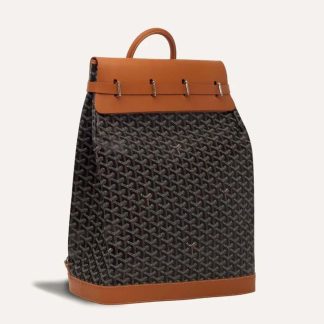 Goyard Unisex Steamer PM Bag Has Four Half-circle Studs-Brown