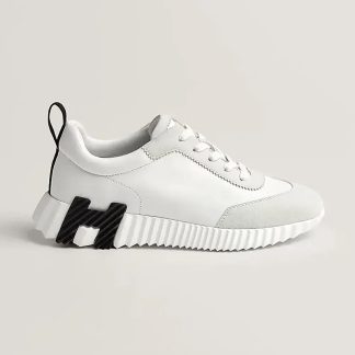 Hermes Unisex Bouncing Sneaker-WhiteBlack H242250Z 90390