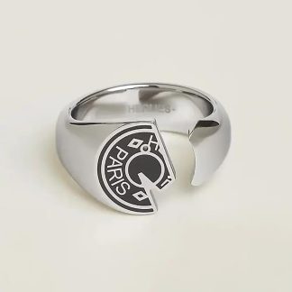 Hermes Unisex Carrousel Ring H077326FJ0358